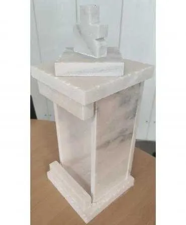 Funeral tomb lamp marble model FFM1