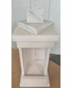 Funeral tomb lamp marble model FFM1  - 1