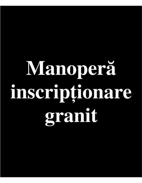 Manopera inscriptionare - granit|Servicii