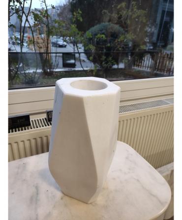 Marble vase stock no.3 30x19x19 CM