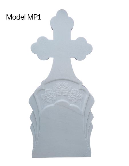 Cruce marmura MP1, 140x60x8 cm|Monumente marmura