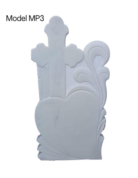 Cruce marmura MP3, 120x60x8 cm|Monumente marmura
