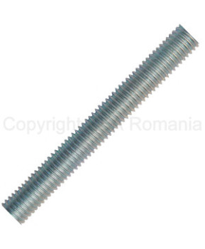 Tija complet filetata 1m DIN 975- 8.8 - M16 - Zincat Alb