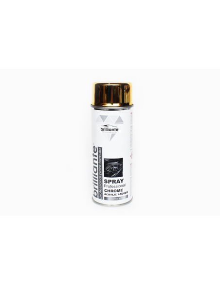 Vopsea spray crom (auriu) 400ml brilliante|Vopsele