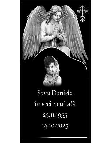 Placă comemorativă din granit FGP4 - 61x30.5x1 CM