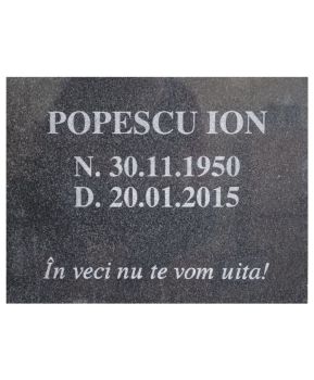 Placa comemorativa PCG4 30x40x2 CM
