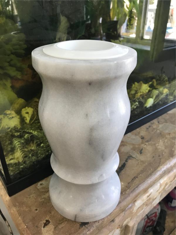 Marble vase model VM1 - with defects - 1