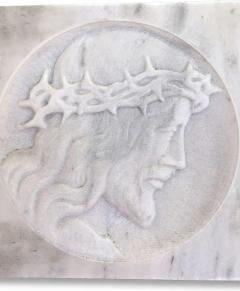 Marble medalion MIS1 30 x 30 x 2 CM  - 1