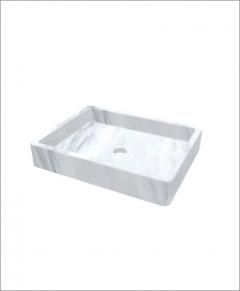 Marble washbasin CHIM2 - 45x35x8 CM - 2